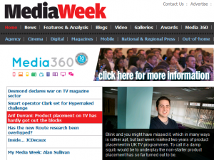 Media week page