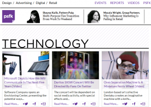 PSFK page