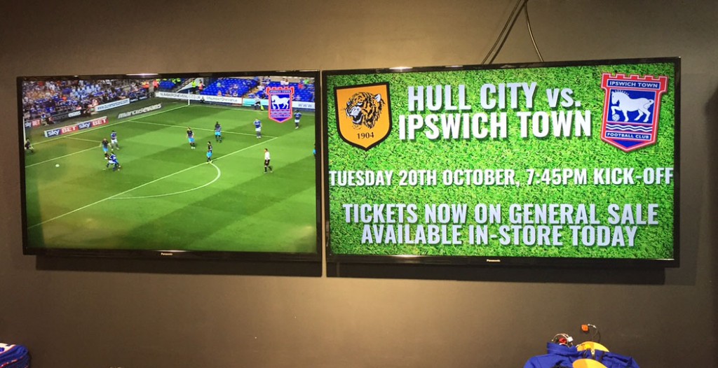 Ipswich Town Club store internal