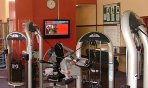 fitness centre and digital signage