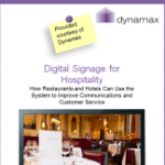 Digital signage for hotels and restaurants