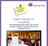 Digital signage for hotels and restaurants