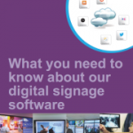 digital signage software brochure
