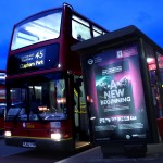 Digital signage on Bus shelters