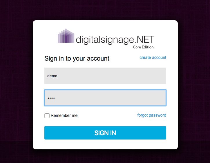 digitalsignage.net Core